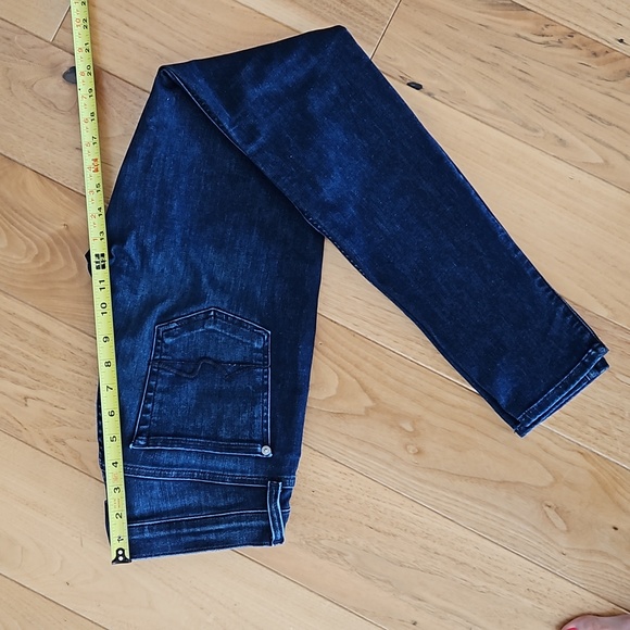 7 For All Mankind Gwenevere Distressed Mid-Rise Jeans, Size 27 - Picture 14 of 15